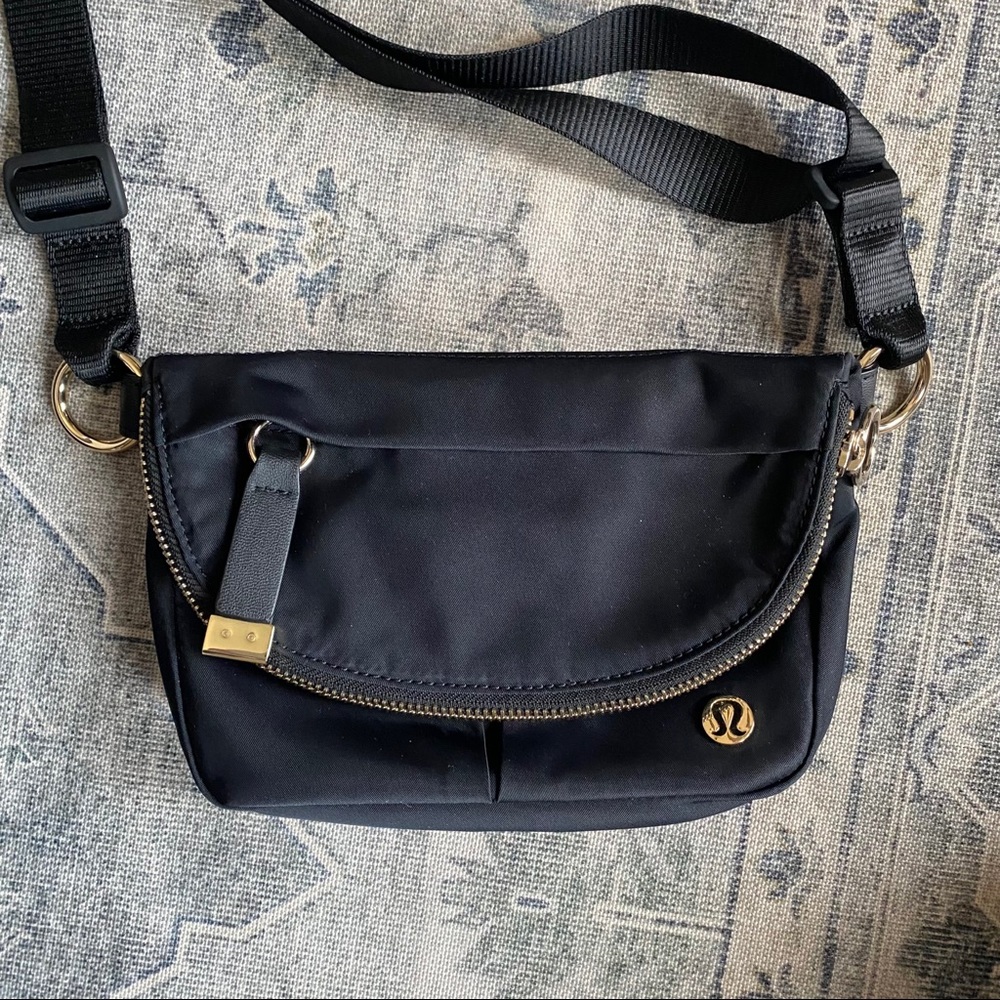 Lululemon All Night Festival Bag -Micro Black Gold